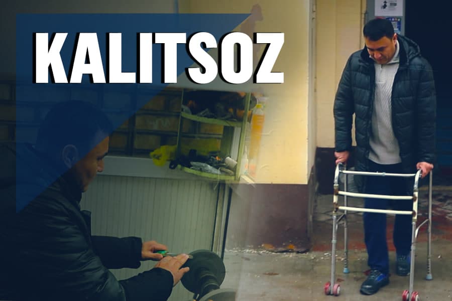 Oramizdagi odamlar: jonsiz oyoq bilan oilasini boqayotgan kalitsoz