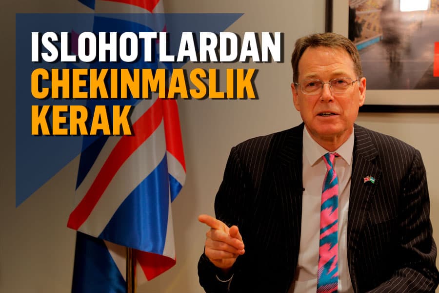 Savdo aloqalari, Afg‘oniston va Ukrainadagi vaziyat, O‘zbekistondagi so‘z erkinligi – Britaniya elchisi bilan suhbat
