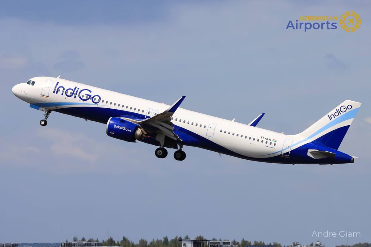 IndiGo Dehli va Toshkentni to‘g‘ridan to‘g‘ri reyslar bilan bog‘lashni rejalashtirmoqda