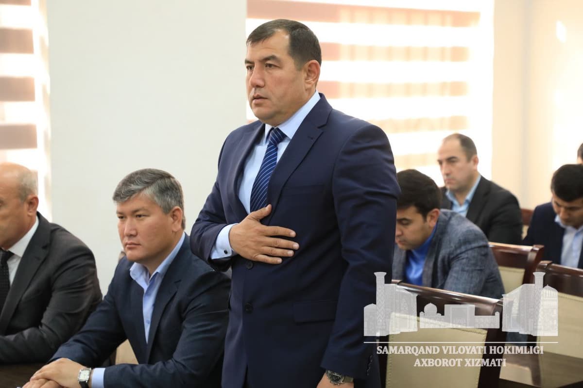 В хокимияте Самаркандской области назначены первый заместитель и заместитель хокима