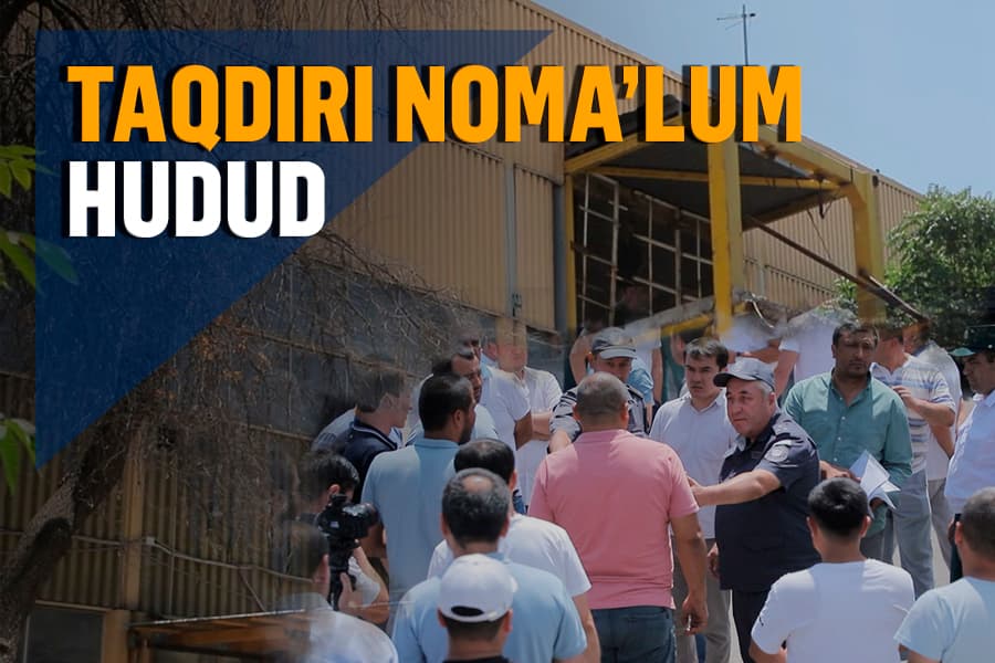 Sobiq “Algoritm” zavodi sotildi. Undagi yuzlab tadbirkorlar ko‘chada qolishdan xavotirda