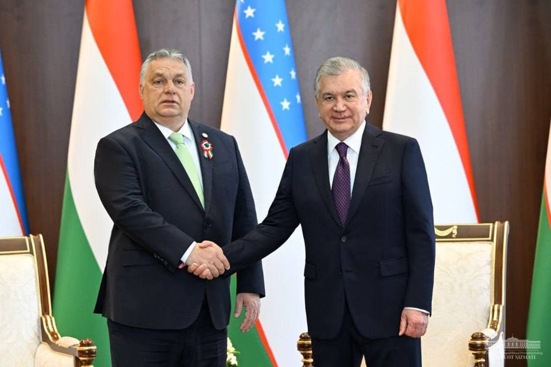 Şavkat Mirziyoyev Vengriya boş vaziri Orban bilan uçraşuv ötkazdi