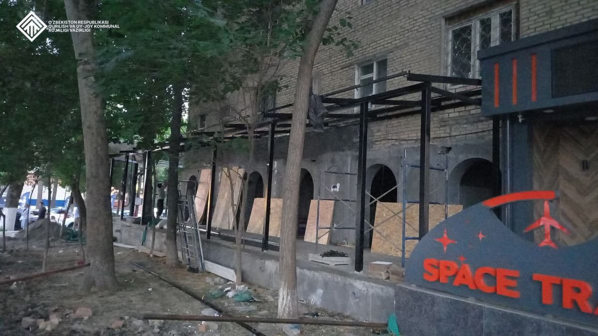 В хокимияте Ташкента уточнили, по какой причине в центре столицы сносят пристройки
