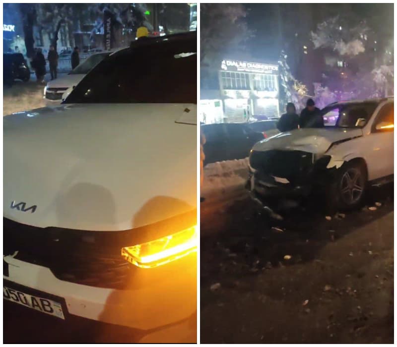 В Юнусабаде произошло ДТП с участием 17 автомобилей