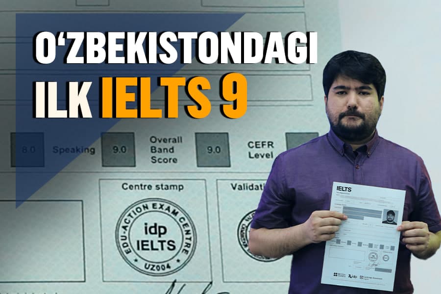 «Maqsad yuqori ball olish bo‘lmagan» - IELTS’dan 9 ball olgan Bekzod Mirahmedov 