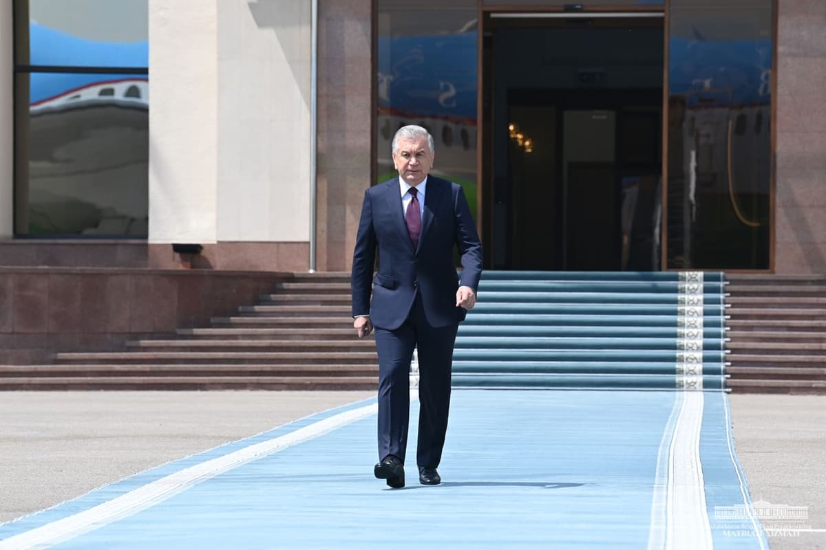 Shavkat Mirziyoyev departs for Berlin