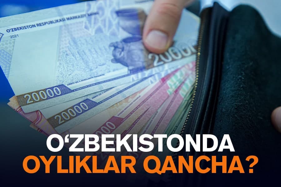 Ўзбекистонликларнинг ўртача ойлик маоши қанча?