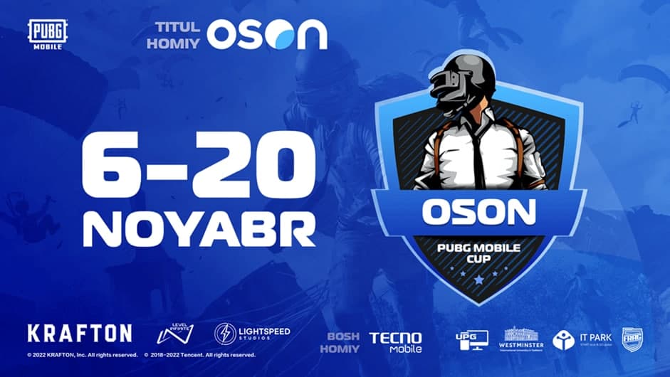 ОSON PUBG MOBILE CUP турнирига 300 дан ортиқ жамоалар рўйхатдан ўтди