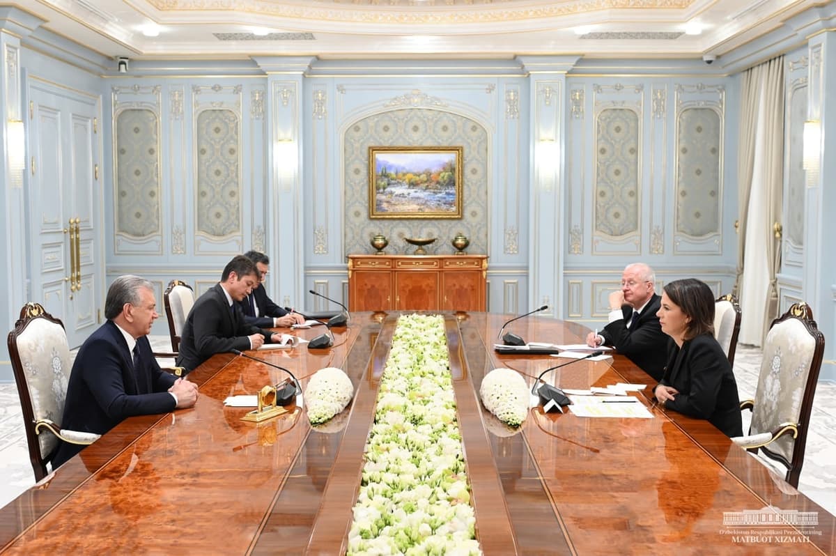 Шавкат Мирзиёев принял Анналену Бербок