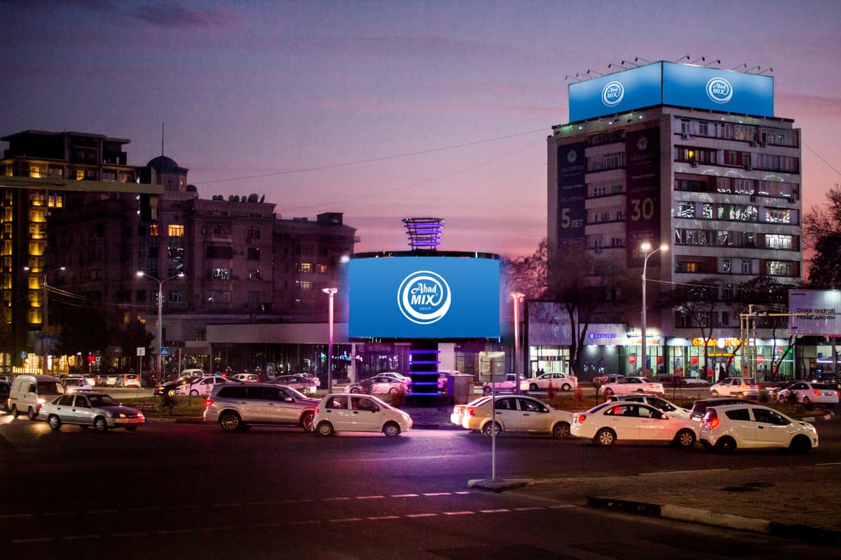 AhadMix Group: Tungi vaqtda yorug‘likni nazorat qiluvchi datchiklariga ega LED ekranlar