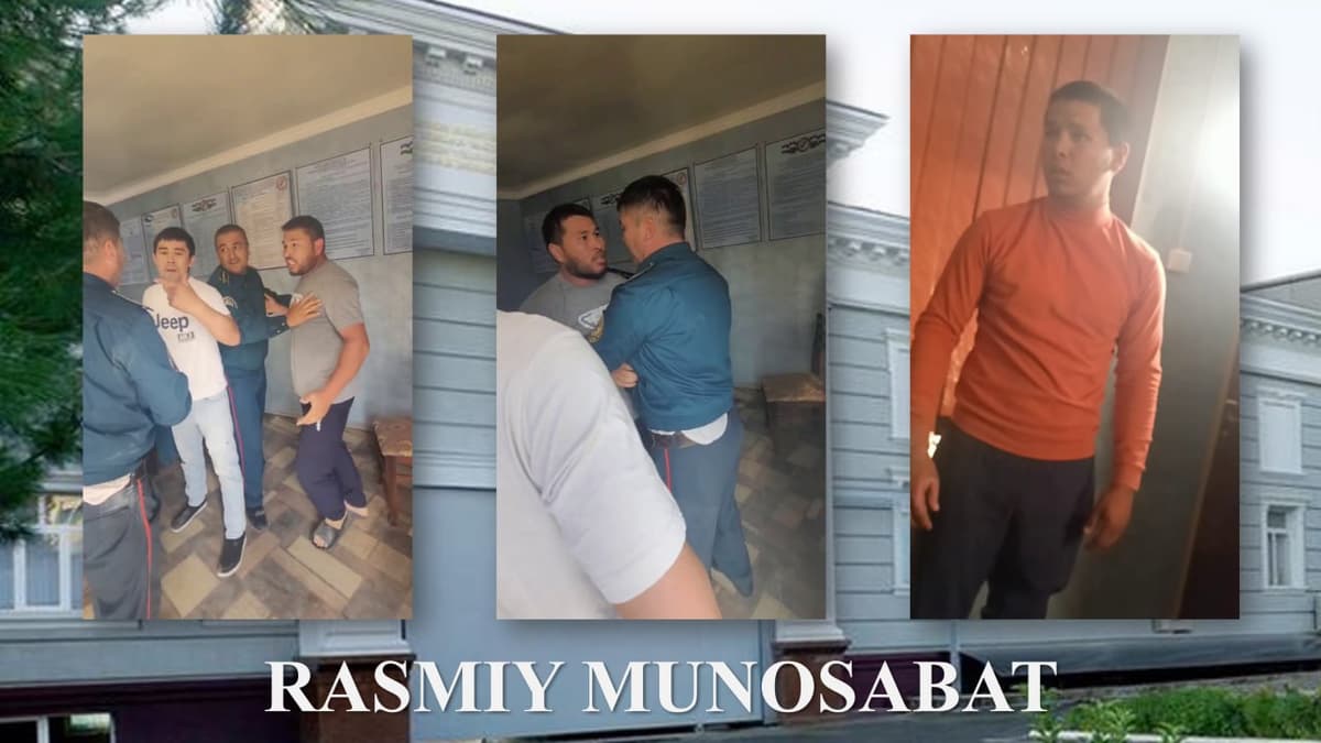 В Шахрихане произошел конфликт между сотрудниками органов внутренних дел и гражданами