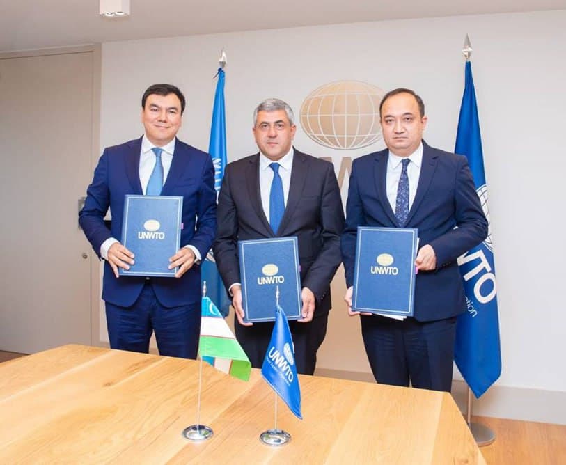 Madridda UNWTO va O‘zbekiston o‘rtasida Jahon sayyohlik tashkiloti sessiyasini Samarqandda o‘tkazish to‘g‘risida bitim imzolandi