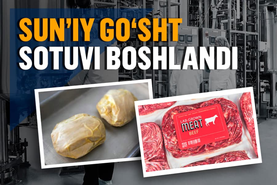 Laboratoriyada yetishtirilgan go‘sht sotuvi boshlandi. U tabiiy go‘sht o‘rnini bosa oladimi?