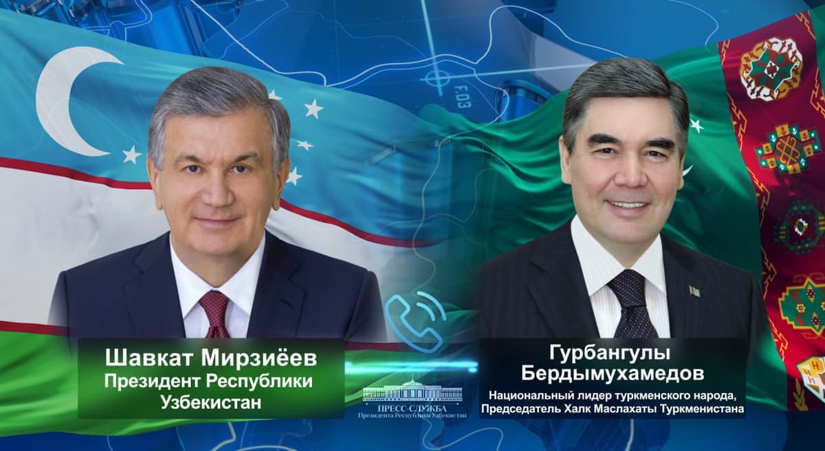 Бердымухамедовы поздравили Мирзиёева с днём рождения