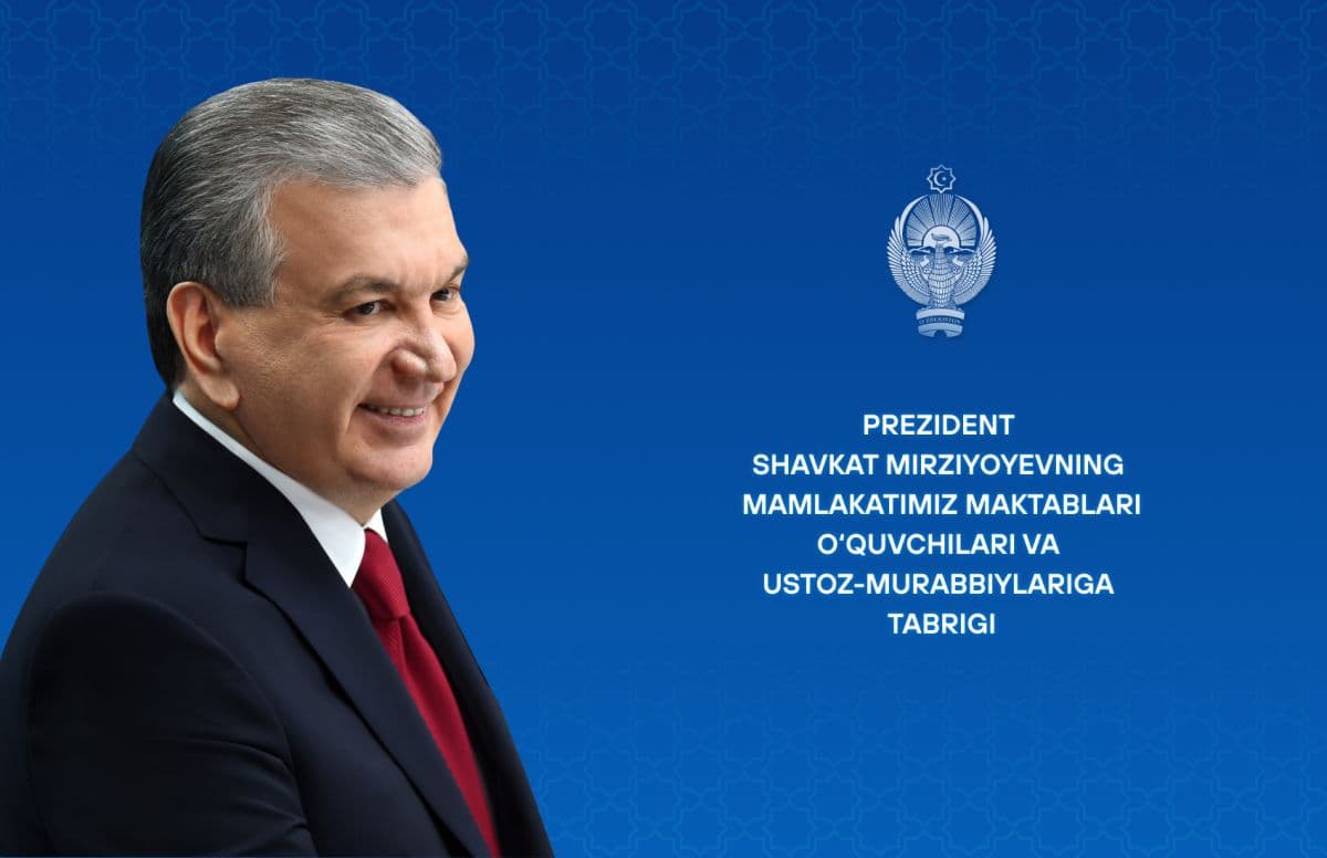 President Shavkat Mirziyoyev congratulates students and educators on Knowledge Day