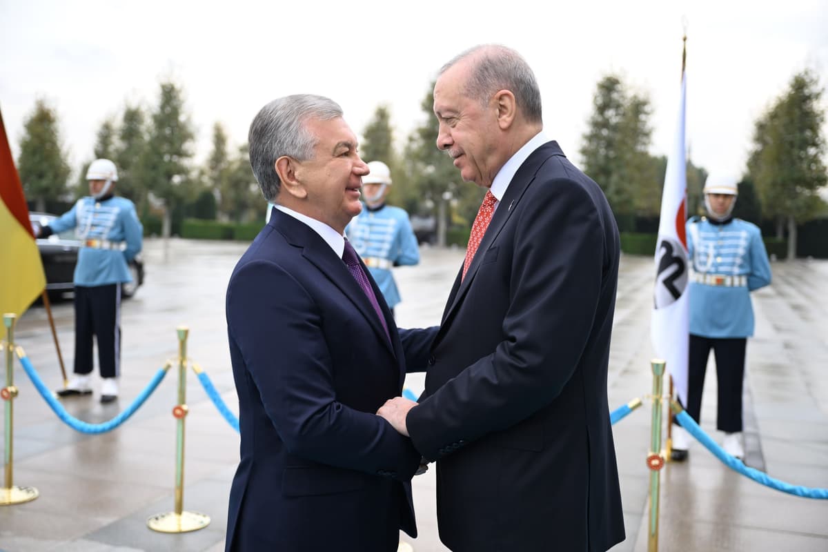 Mirziyoyev meets Erdoğan in Ankara to discuss closer strategic ties
