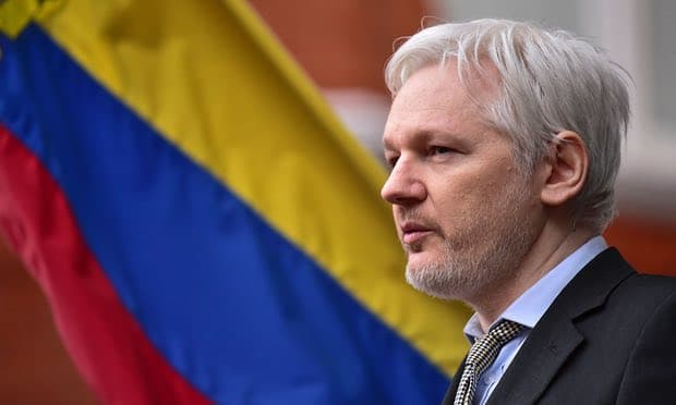 Guardian: WikiLeaks asoschisi Ekvador elchixonasidagi boshpanadan mahrum bo‘lishi mumkin