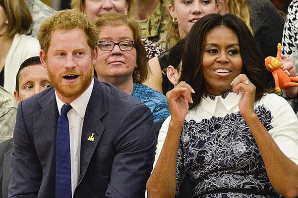 Mishel Obama va shahzoda Harri nogiron harbiy xizmatchilar uchun musobaqani ochib berdi