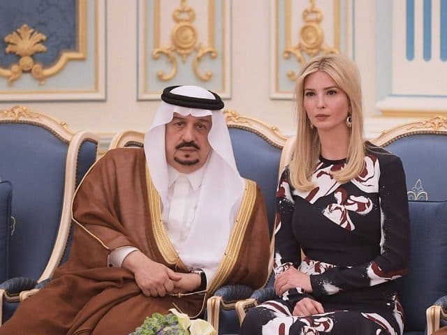 OAV: Saudiya Arabistoni va BAA Ivanka Tramp jamg‘armasiga 100 million dollar ajratadi