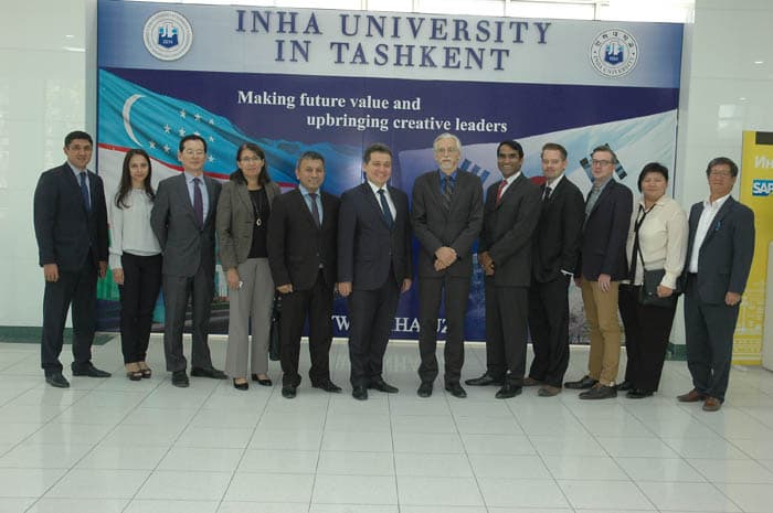 Toshkent shahridagi Inha universitetiga Jahon banki delegatsiyasi tashrif buyurdi