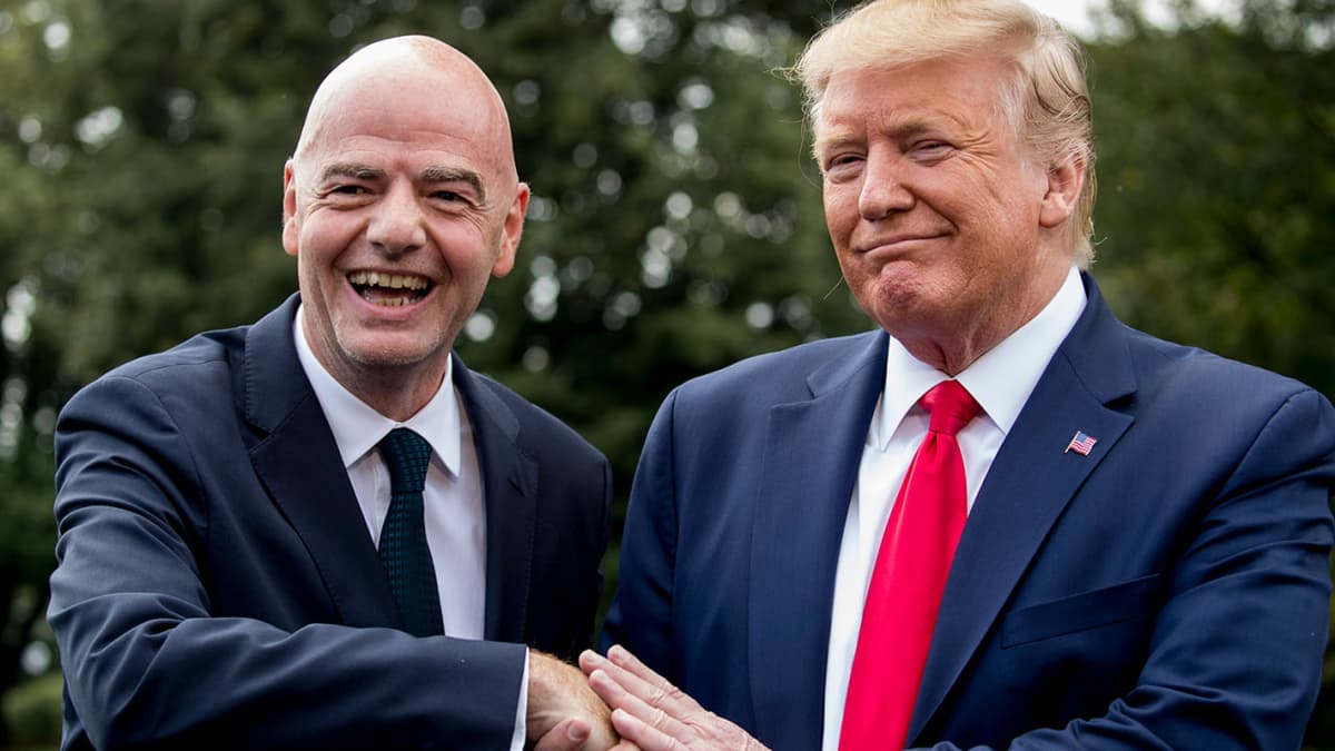 Трамп ФИФА раҳбари Жанни Инфантинони қўллаб-қувватлади
