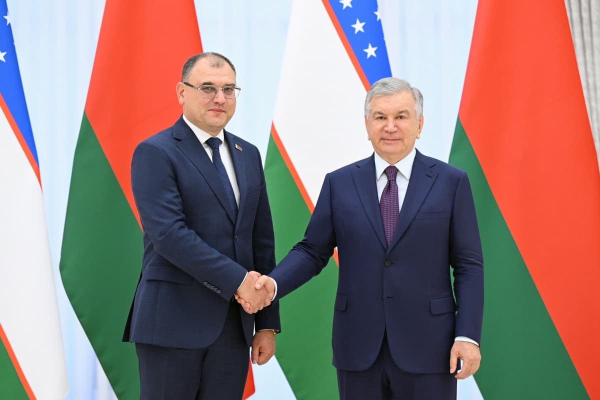 Шавкат Мирзиёев Беларус делегациясини қабул қилди