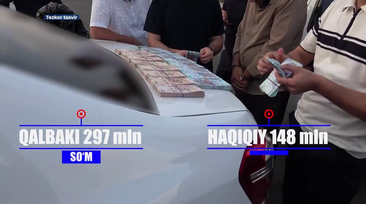 297 млн сўм қалбаки пулни 148 млн сўмга сотаётган шахс ушланди