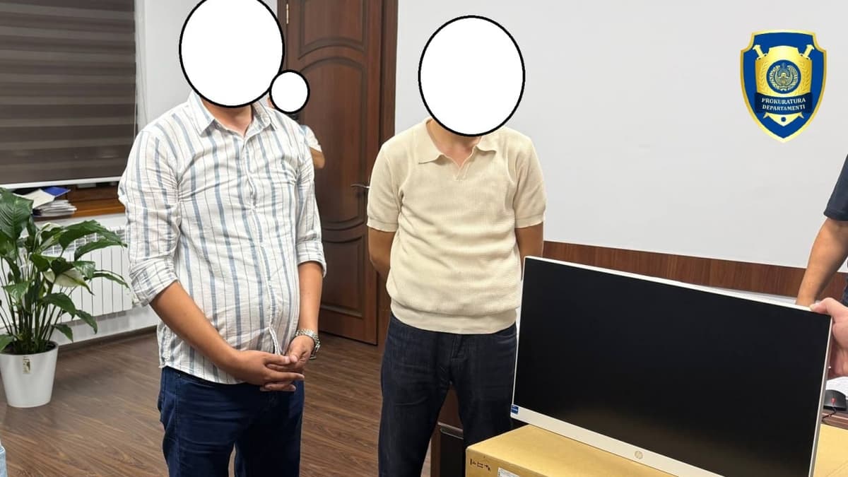 “Ишхонага керак эди” – пора сифатида моноблок олган Жомбой туман экология бўлими бошлиғи қамалди