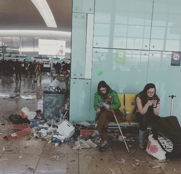 Barselona aeroportida farroshlarning ish tashlashi ayanchli oqibatlarga olib keldi