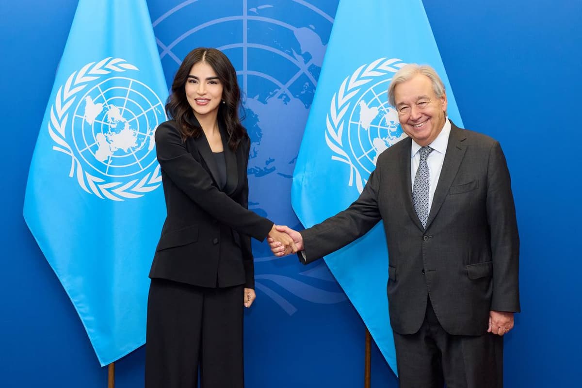 Saida Mirziyoyeva meets UN chief António Guterres in New York
