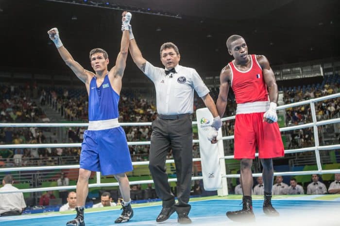 Rio-2016, boks. Shahram G‘iyosov finalda qozog‘istonlik bokschiga qarshi jang qiladi