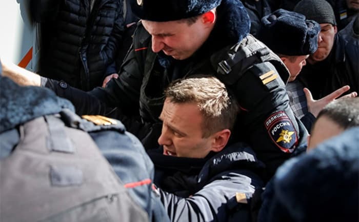 Moskvada Aleksey Navalniy qo‘lga olindi