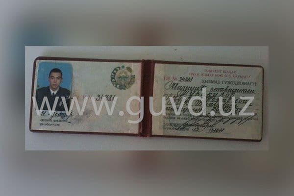 Foto: Yunusobodda ichki ishlar idorasining soxta xodimi ushlandi
