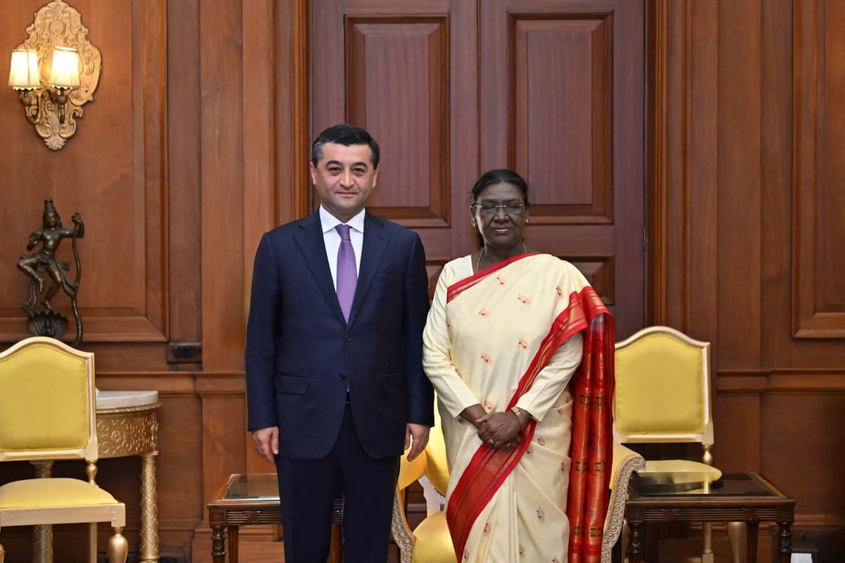 FM Saidov meets Indian President Murmu to discuss stronger strategic partnership