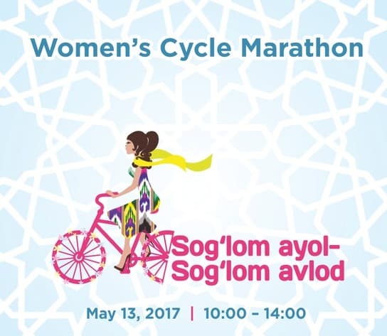 13 may kuni Toshkentda ayollar velomarafoniga start beriladi