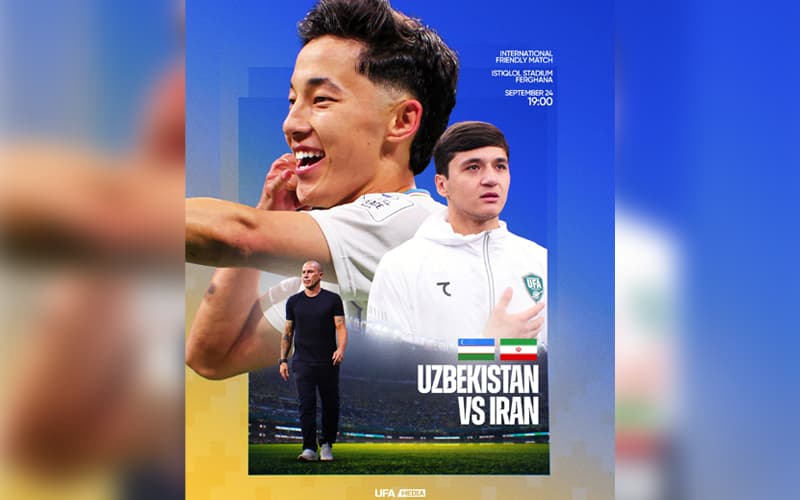 Oʻzbekiston milliy jamoasi Eron bilan Fargʻonada oʻynaydi