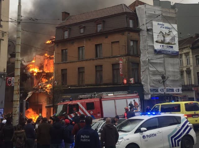 Bryusselda gaz portlashi oqibatida 7 kishi jarohat oldi