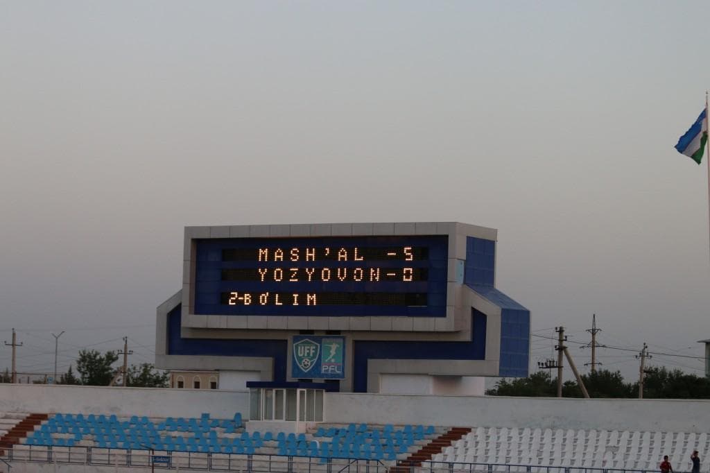 «Mash'al» stadionida yong‘in kelib chiqdi