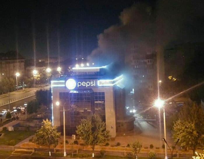 Toshkentdagi mashhur kafelardan birida yong‘in yuz berdi