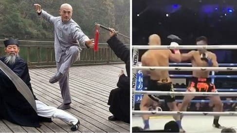 Video: Kung-fu ustasi muay-taychiga mag‘lub bo‘ldi