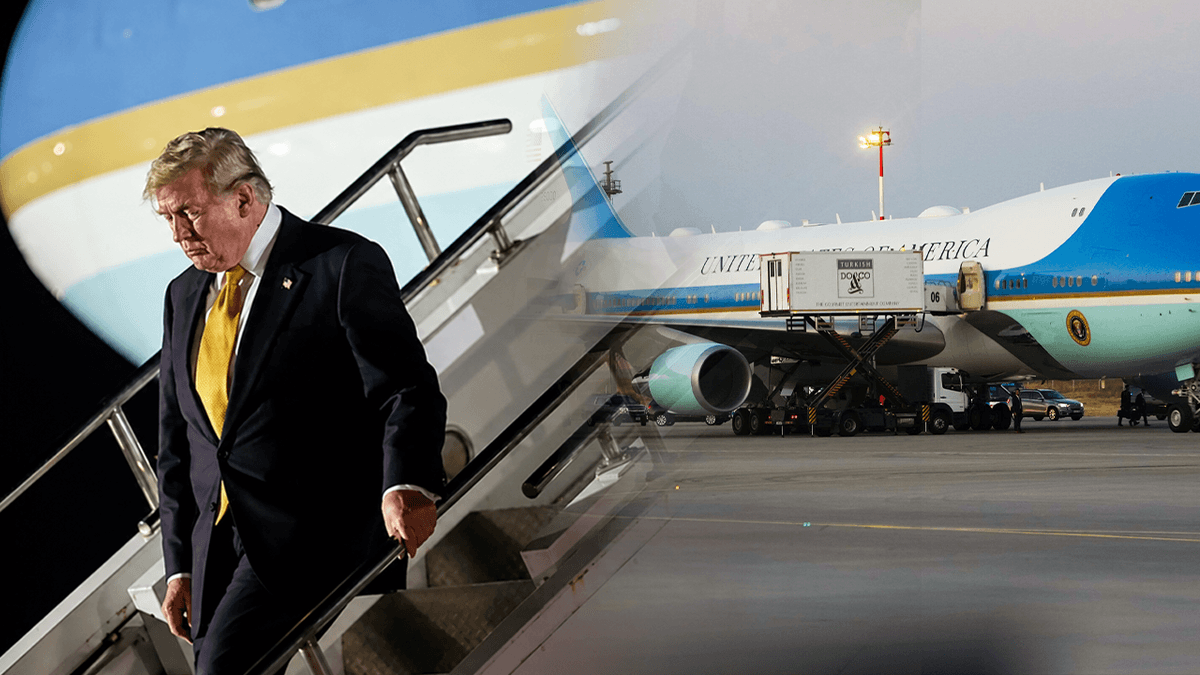 “Мен махсус хизмат айтганини қилганман” – Трамп Туркиядан ҳарбий самолётда кетганини тан олди
