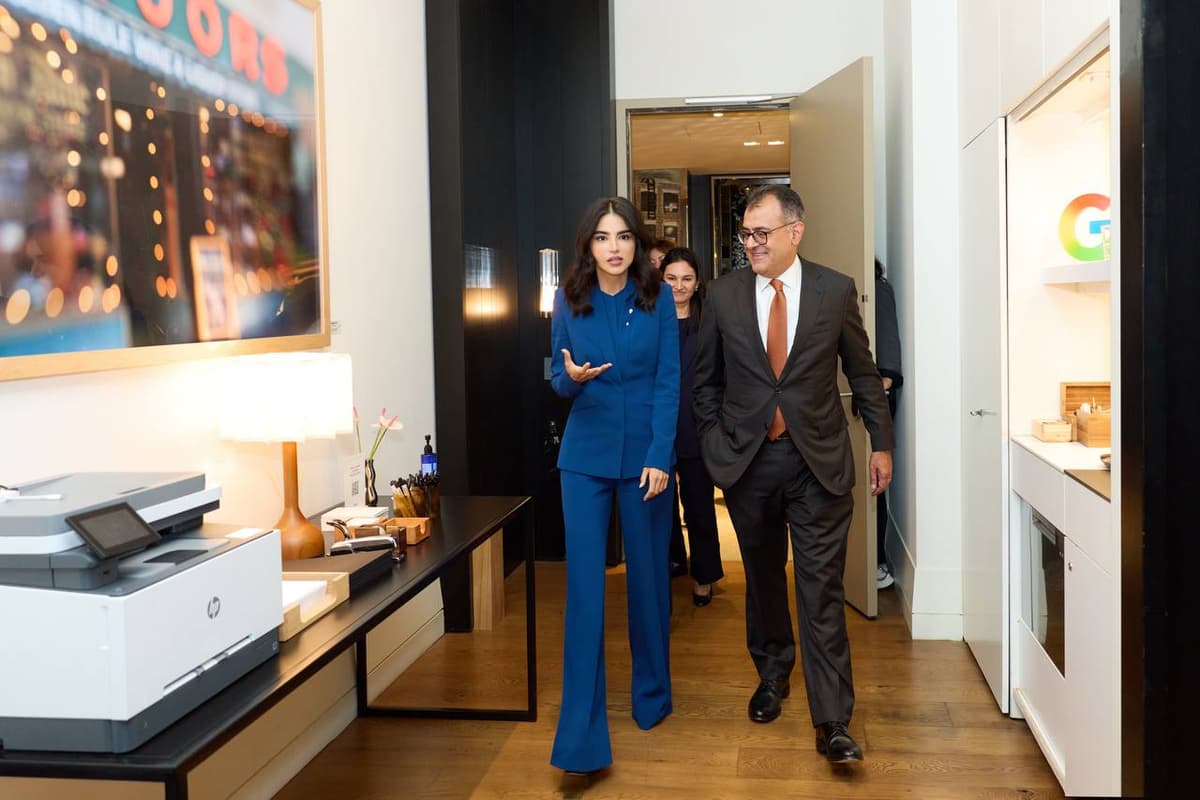 Saida Mirziyoyeva discusses YouTube monetization in Uzbekistan with Google vice president