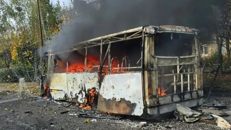 Краматорскда автобусларга зарба берилди. 30 йўловчи ҳалок бўлган
