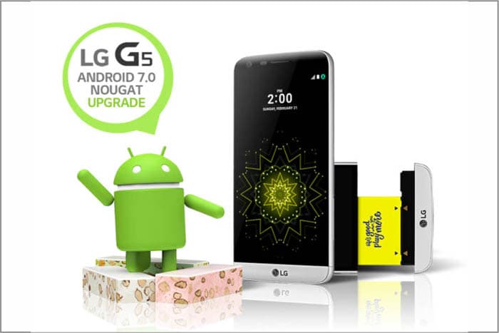 LG G5 получил обновление до Android Nougat в Корее, затем обновление станет доступно в других странах
