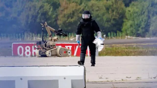 Germaniyadagi harbiy baza yana dronlar nishoniga aylandi