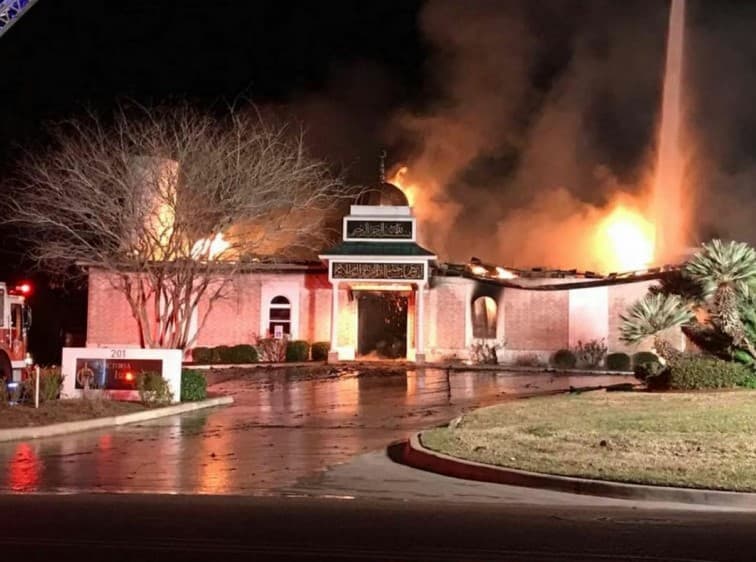 Texasda bir oy ichida ikkinchi masjid yonib ketdi