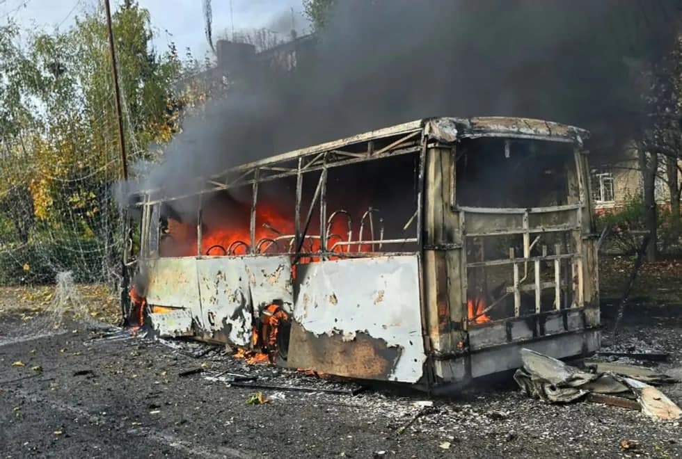 Краматорскда автобусларга зарба берилди. 30 йўловчи ҳалок бўлган