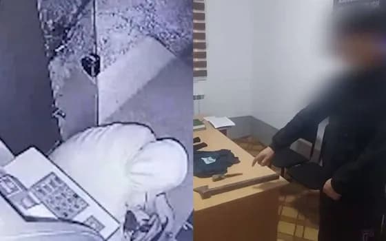 Masked man with an axe foiled in ATM break-in attempt in Uzbekistan