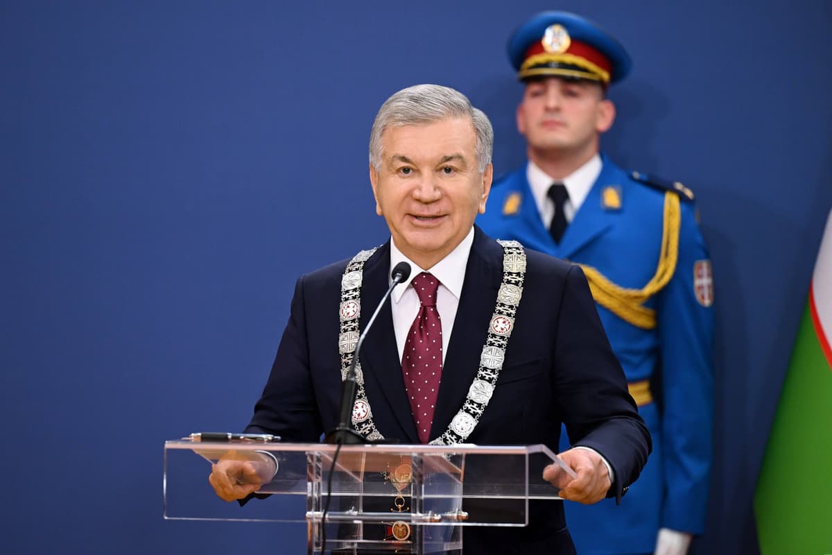 Shavkat Mirziyoyev Serbiyaning oliy davlat mukofoti bilan taqdirlandi