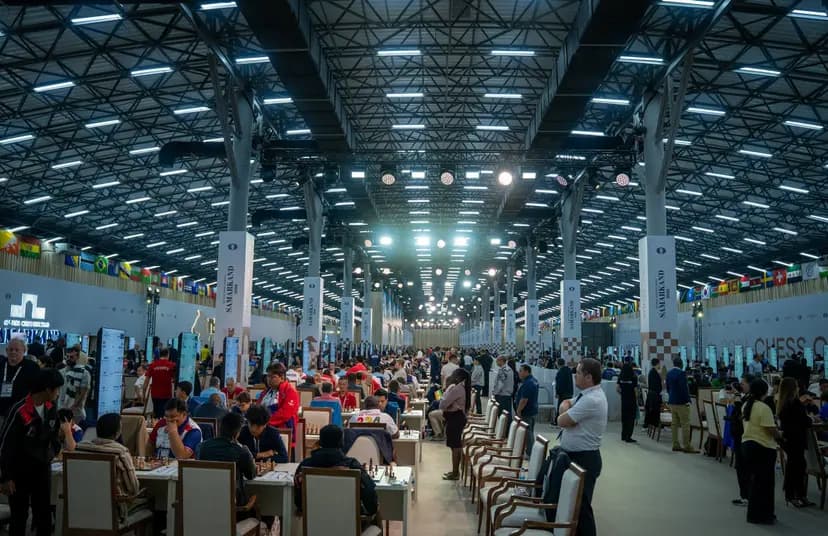 Все 6 сборных Узбекистана начали шахматную олимпиаду с победы